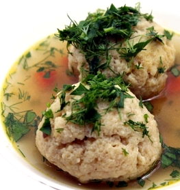 matzah balls with fennel